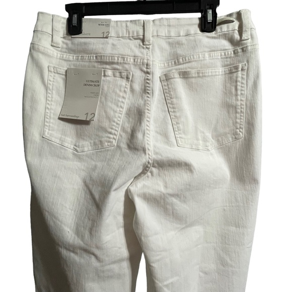 Soft Surroundings Wide leg crop jeans Size 12 - Picture 7 of 15
